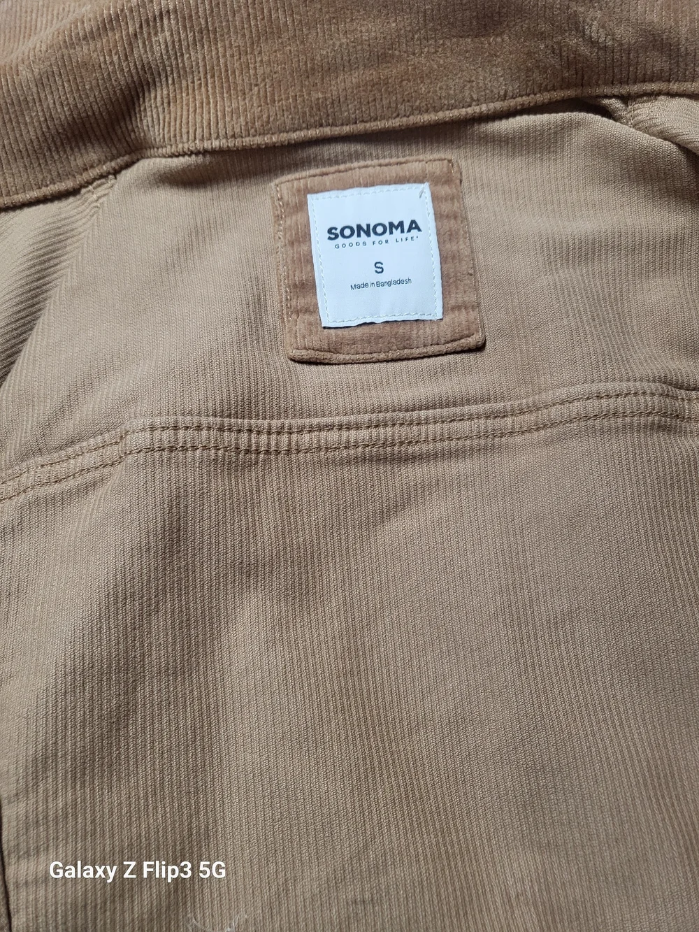 Sonoma Goods For Life Women's Corduroy Jacket - Tan Brown (Small)​